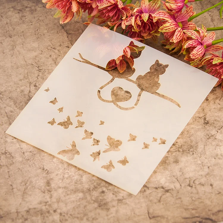 Скрапбукинг цвет на стене или ткани маскировки спрей Живопись Рисунок и