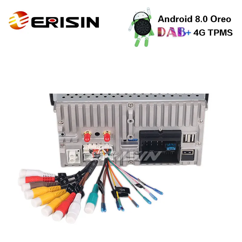 Erisin ES7897S 7 &quotавтомобильный dvd плеер Android 8 0 DAB + 4G WiFi gps система для Porsche
