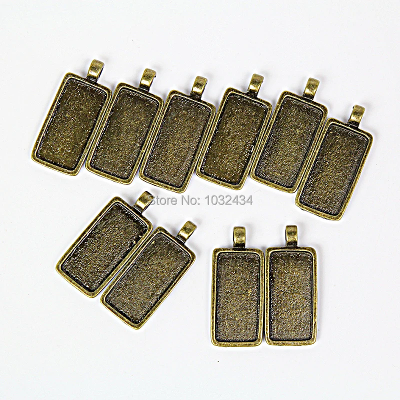 

50pcs/lot Antique Bronze Vintage Alloy Tray Jewelry Blanks pendant