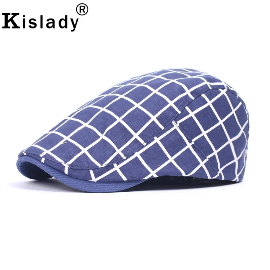 Kislady сезон: весна–лето классические простые береты Мода черный белый цвет