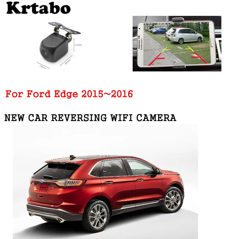 

Автомобильная беспроводная камера заднего вида для Ford Edge 2015 ~ 2016 Автомобильная камера ночного видения заднего вида HD CCD ночного видения Водо...