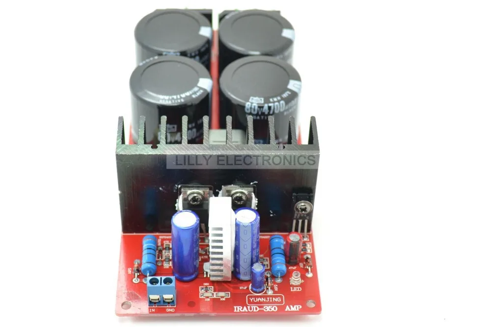 YJ IRAUD350 IRS2092 Класс D AMP плата в сборе 350 Вт 8 Ом моно аудио Мощность|power audio amp|power amp class