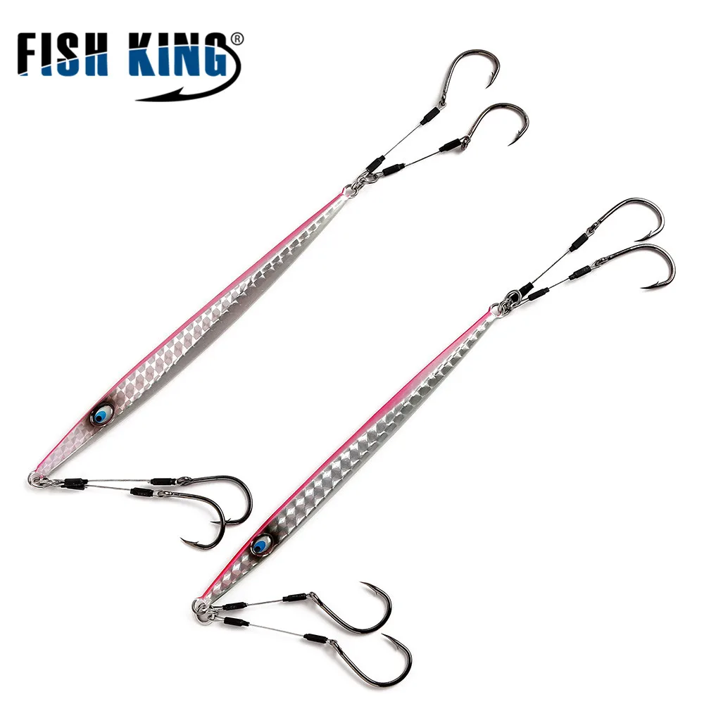 FISH KING 3D Eyes высококачественная металлическая искусственная приманка лодка
