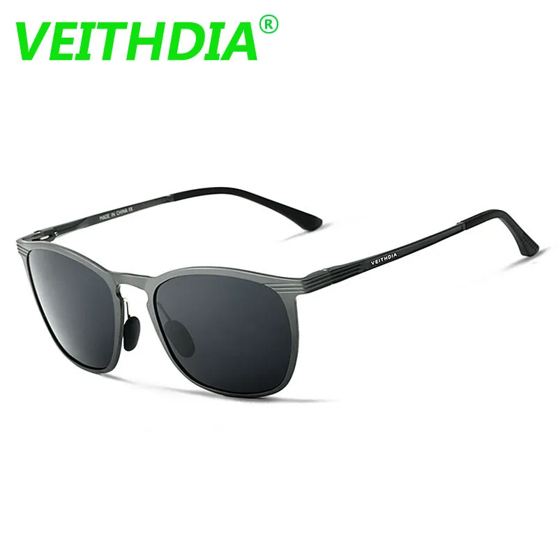 Мужские и женские солнцезащитные очки VEITHDIA винтажные унисекс с поляризационными
