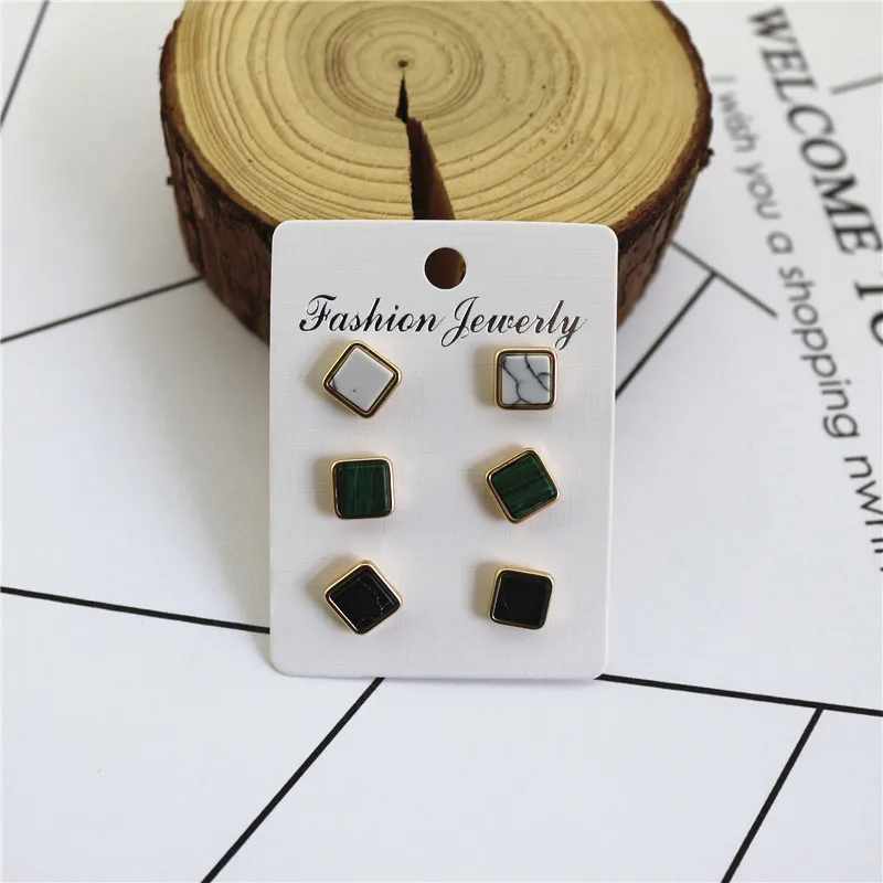 Новинка 2019 японские и корейские безделушки винтажные Геометрические Квадратные