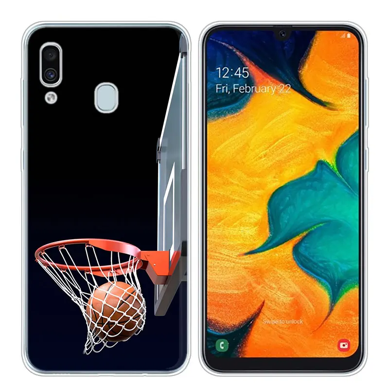 Прозрачный мягкий силиконовый чехол для телефона I Love Basketball для samsung Galaxy A10 A30 A40 A50 A70