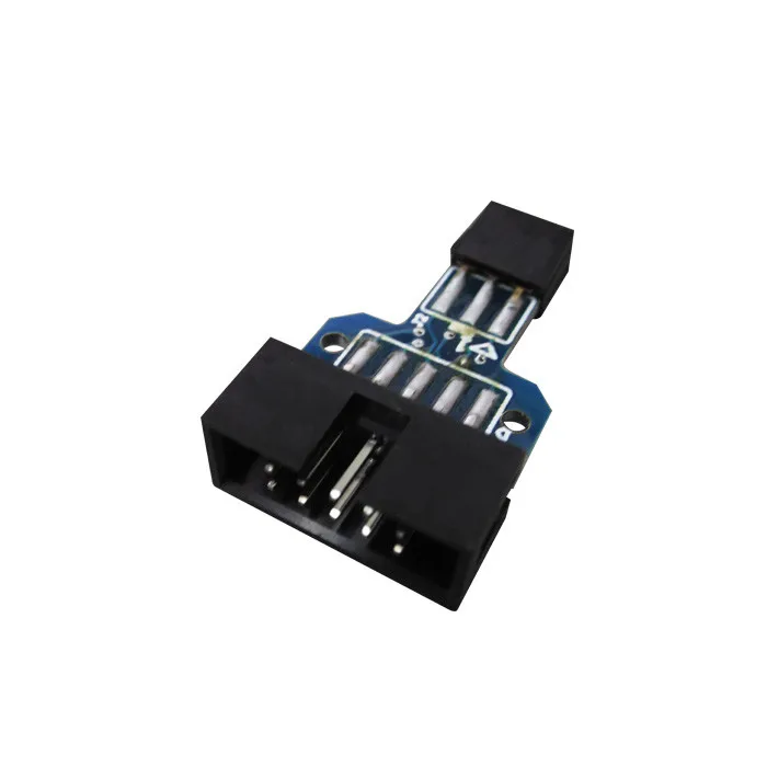 10 шт. 10Pin к 6Pin плата адаптера для AVRISP MKII USBASP STK500 высокое качество | Электроника