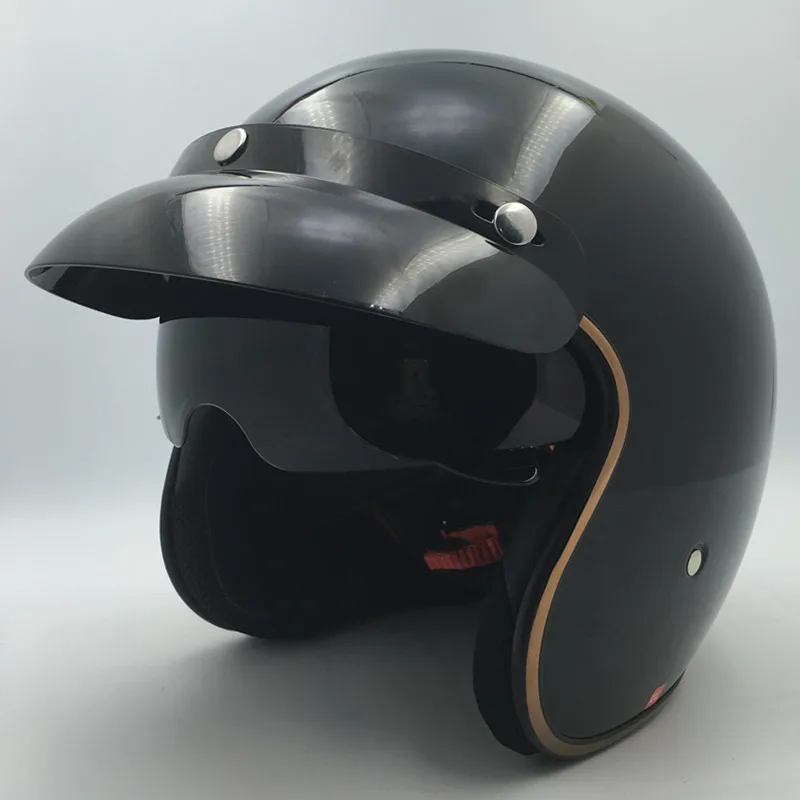 

Hot sale Vcoros motorcycle helmet de motocicleta vintage jet pilot moto helmets DOT approved M L XL XXL size casco capacete moto