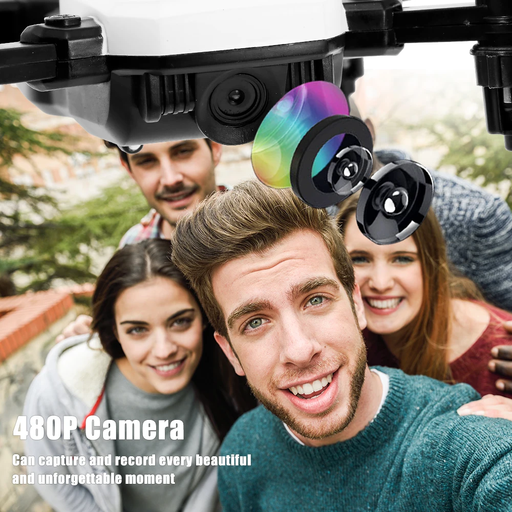 S15 2 4G 720P 480P камера Дрон для селфи мини Wi Fi FPV с регулируемой высотой
