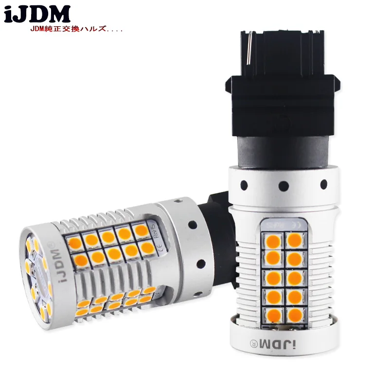 

iJDM No Hyper Flash 3156 LED Canbus T25 PY27W PY27/7W Car led Light 3030 SMD Amber White Red Auto Brake Lights Turn Signal Bulb