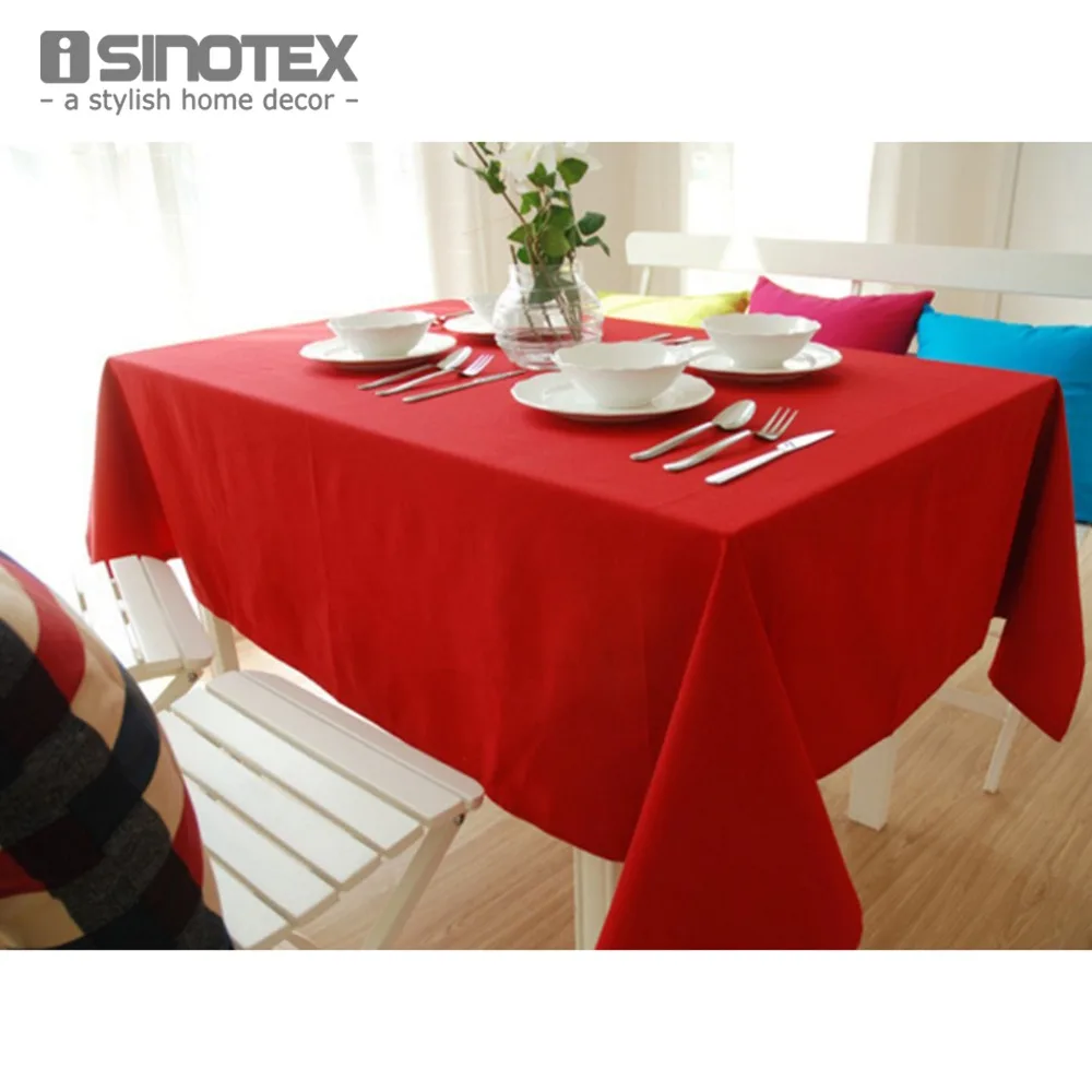 1 шт./лот скатерть из льна и хлопка деревенская покрытие стола Декор ручная работа