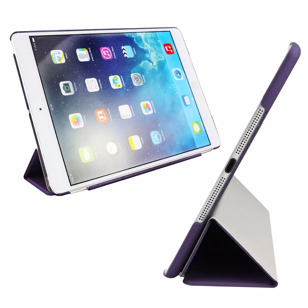Чехол для нового iPad 9.7 "2017 Air Защитный чехол складной Folio Stand Smart Cover сна Авто +