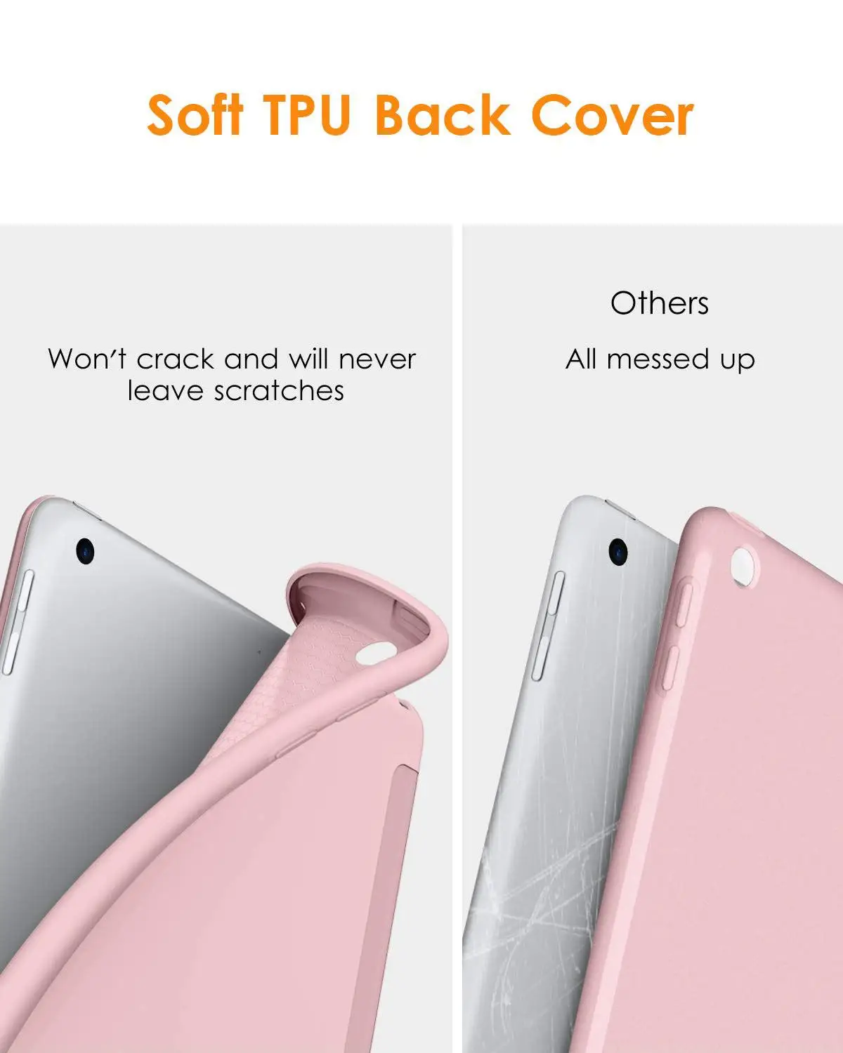 for iPad Pro 9.7 Ultra Slim Lightweight Smart Case Trifold Stand with Flexible Soft TPU Back Cover A1673 tablet | Компьютеры и офис