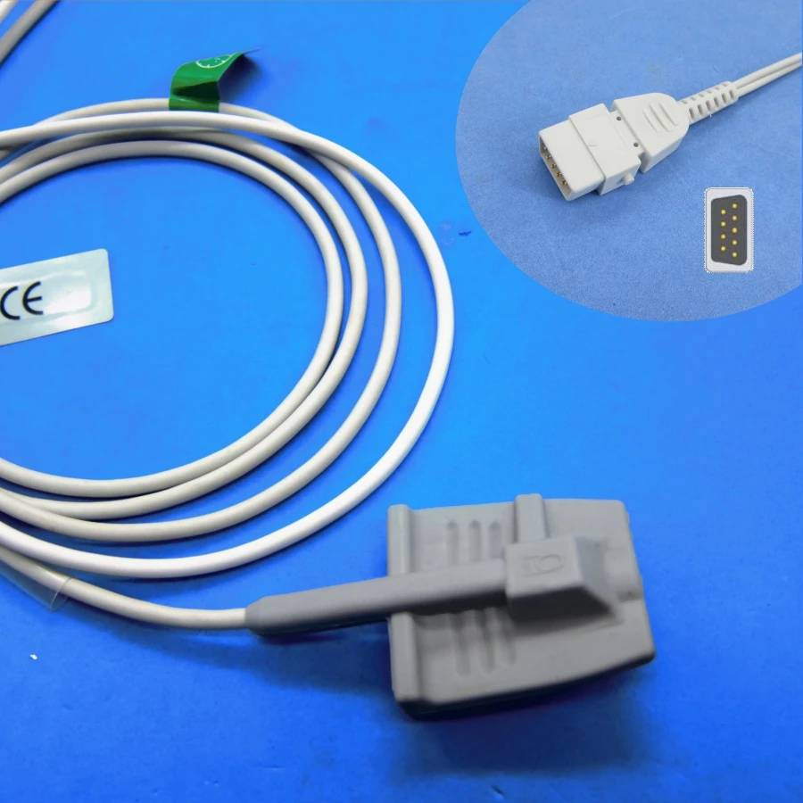 Длинный кабель для взрослых мягкий силиконовый датчик spo2 монитора пациента BCI 3300