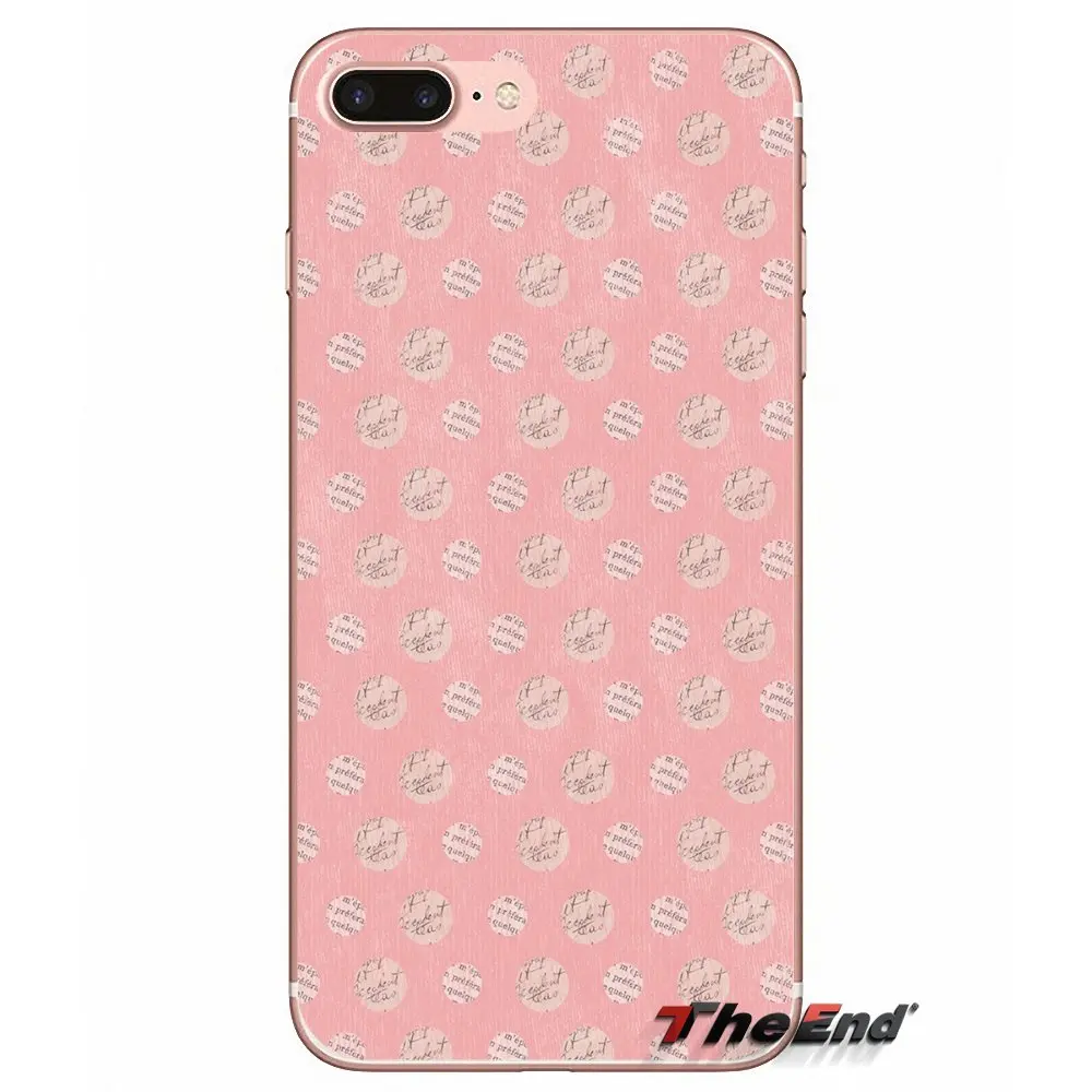 Чехол для телефона бумага скрапбукинга Kawaii розовый iPhone X 4 4S 5 5S 5C SE 6 6S 7 8 Plus Samsung Galaxy