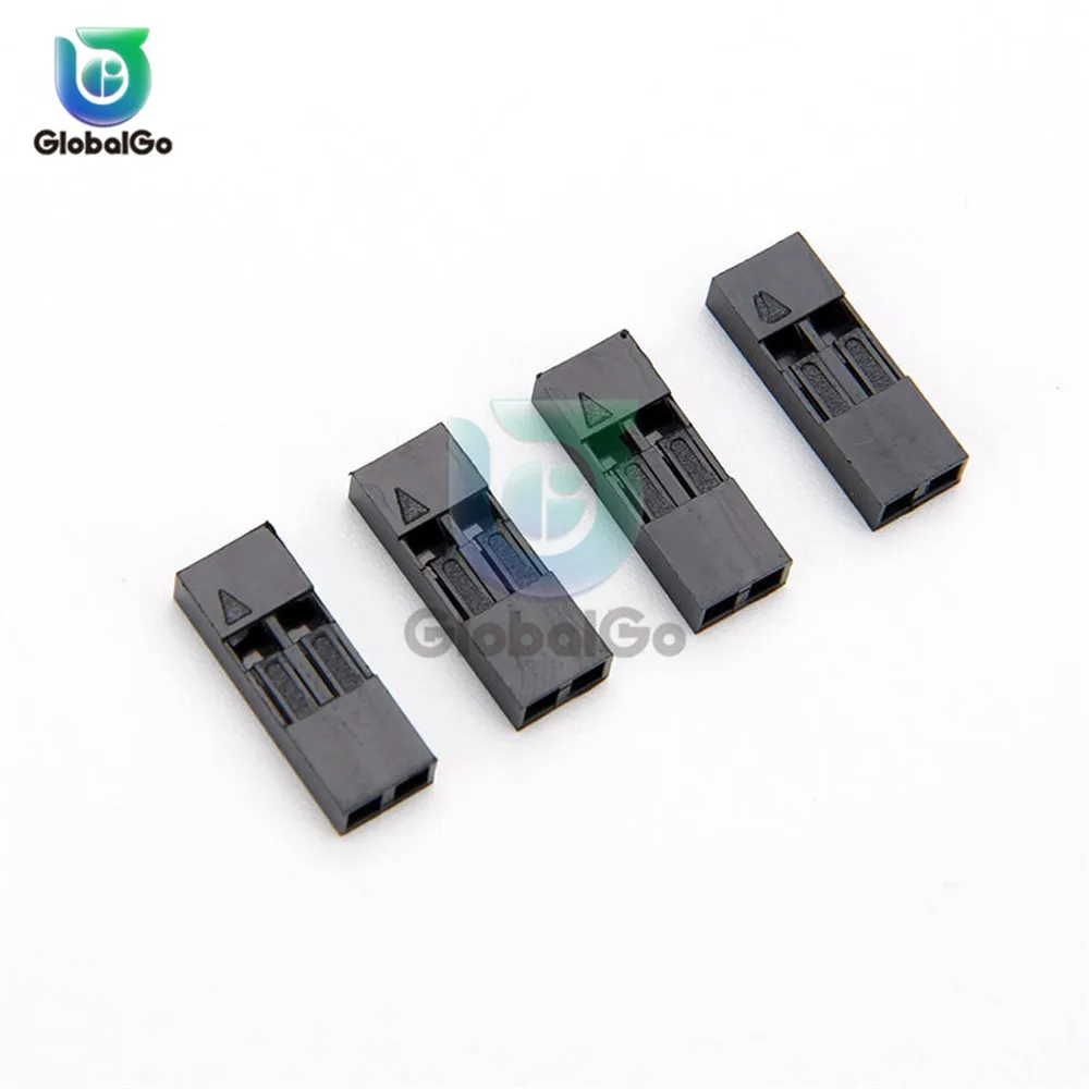 50pcs/Lot 2Pin 1Pin Dupont Plastic Shell Case Jumper Female Wire Cable Housing Connector 2.54mm 1P 2P Plug Header | Обустройство дома