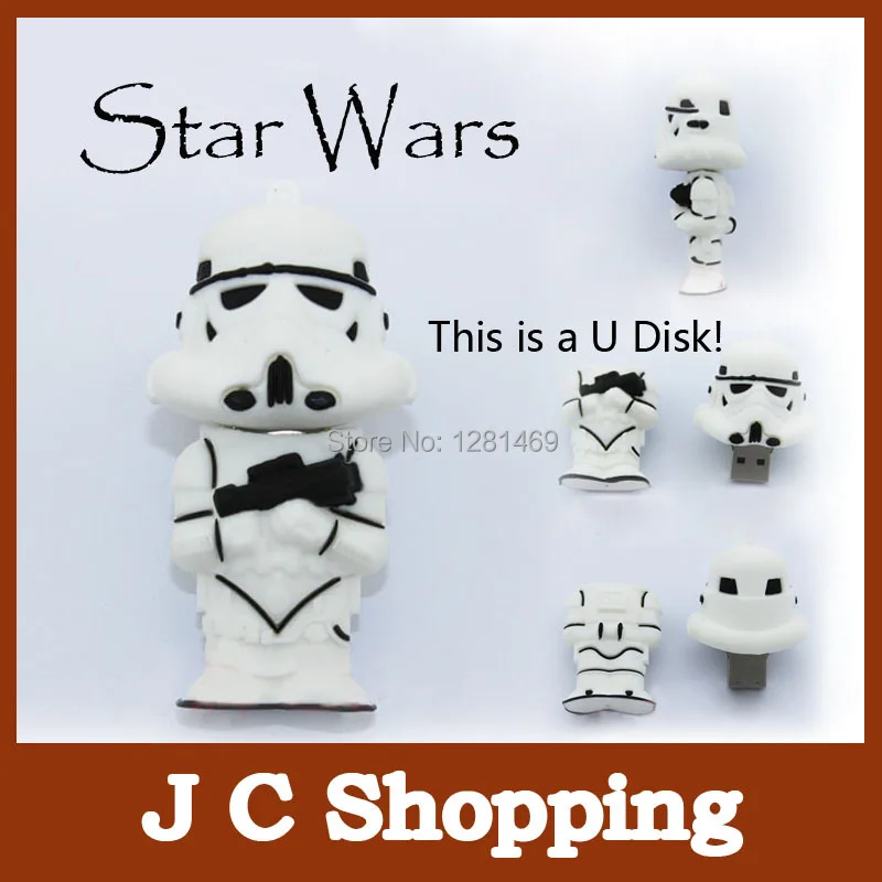 Флешка с изображением звездных войн Дарт Вейдер белый 4 ГБ 8 16 Usb флешка карта
