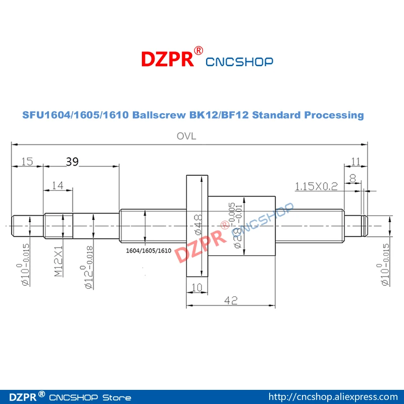 16 мм шариковые винты RM1604 SFU1604 SBR16 рельсы 200 300 450 500 600 750 800 + BK12 BF12 муфта для