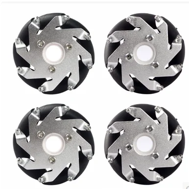 Группа (4 шт.) 60 мм 14159 Omni wheel роботизированное алюминиевое универсальное