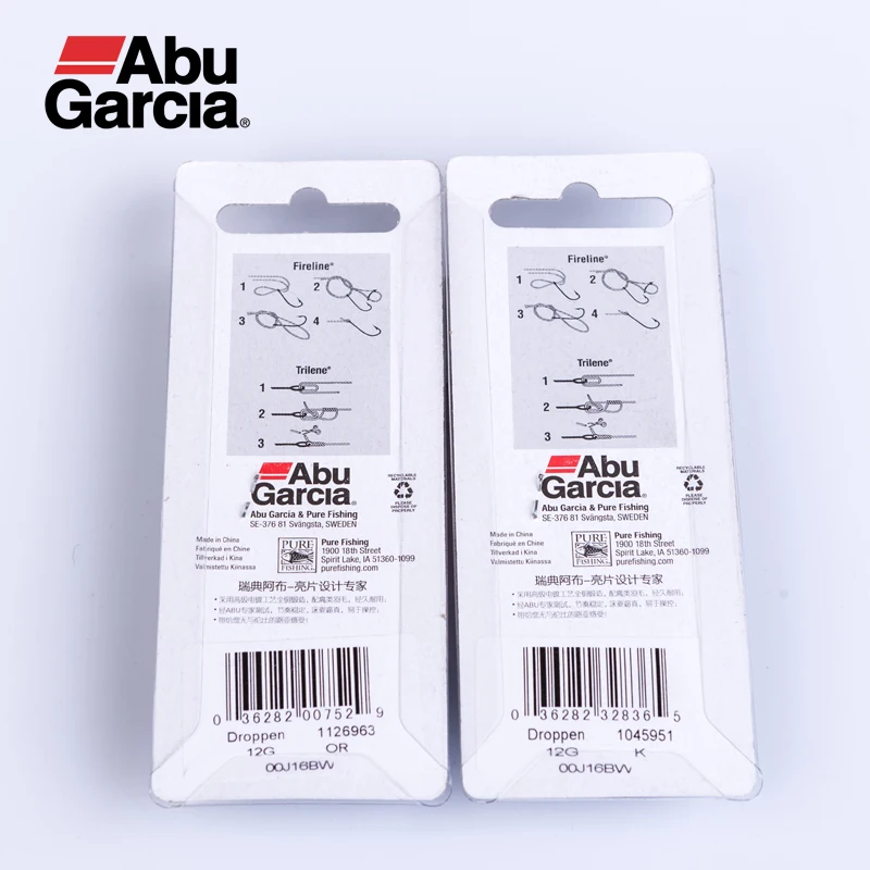 Abu Garcia рыболовная приманка 6 шт./лот 4G 6G 12G искусственная маленькое сопротивление