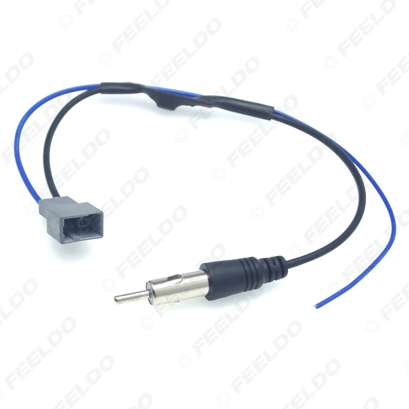 FEELDO 1 шт. Автомобильная Стерео FM/радио антенна вилка подключения адаптер с