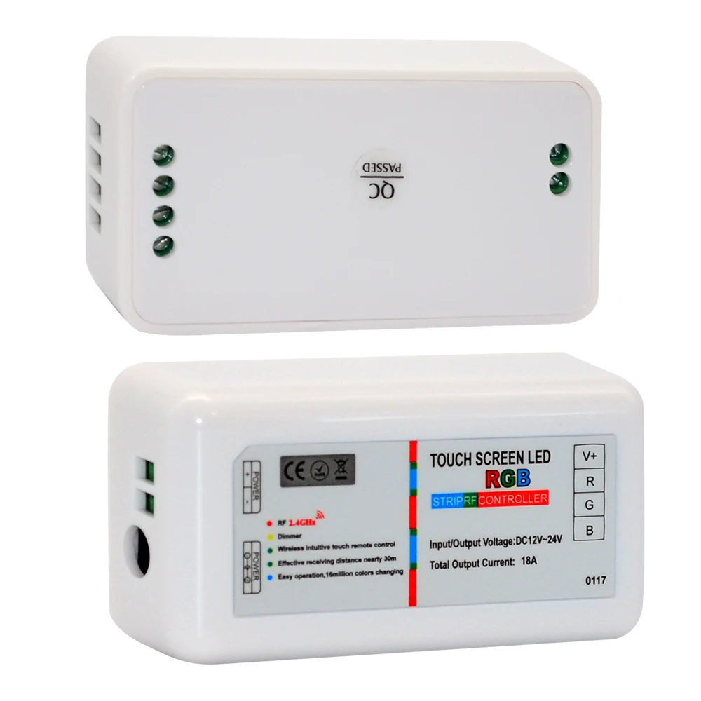 2,4G светодиодный контроллер беспроводной RGB RGBW Пульт дистанционного управления с настенным кронштейном