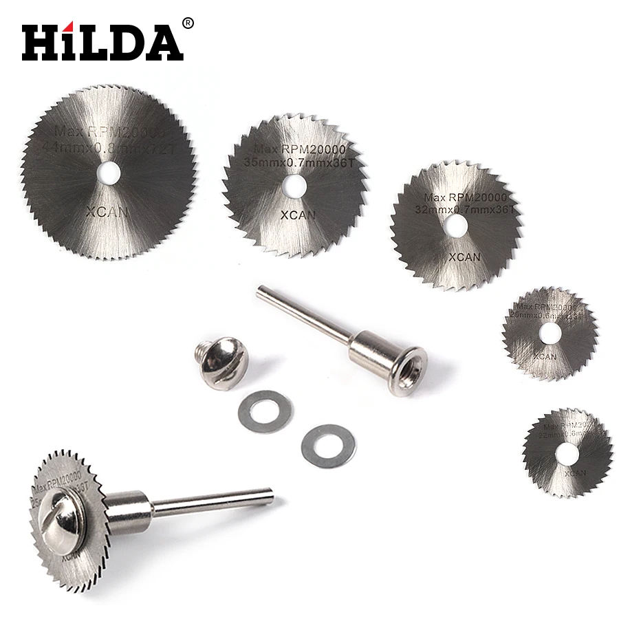 HILDA 5 шт. HSS пилы для Dremel Ratory инструменты дисковые пилы режущие диски оправка среза резак мощность многофункциональный складывающийся набор инструментов