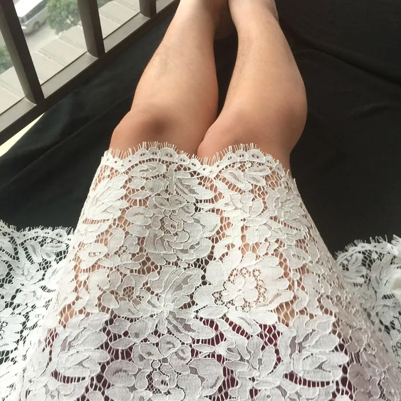 45cm width High-grade garments lace fabric mesh eyelashes positioning flower choth wholesale | Дом и сад