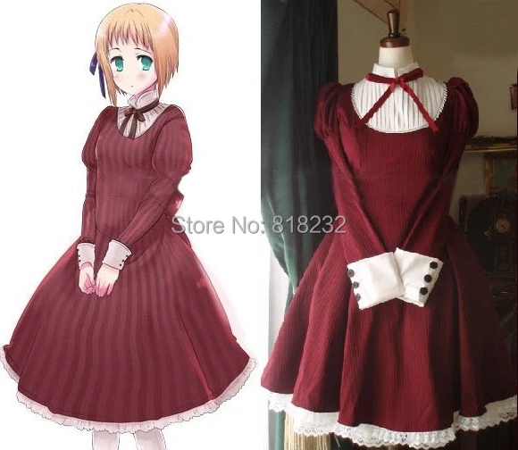 Костюм принцессы APH Axis Powers Hetalia Лихтенштейн костюмы для косплея на заказ|costume