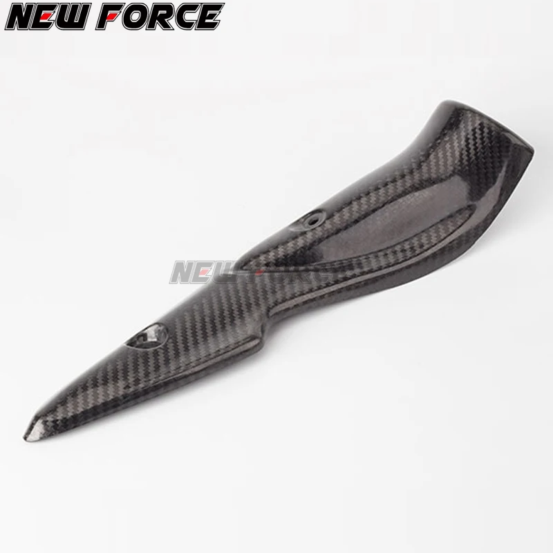 

Motorcycle Exhaust Mid Pipe Carbon Fiber Heat Shield Cover Guard Anti-Scalding Shell For Kawasaki Z900 2017-2019 scape System