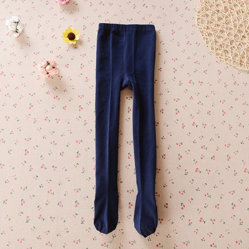 Хлопковые леггинсы для маленьких девочек колготки детей 3 12 лет балетные штаны