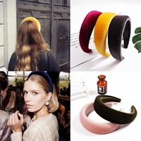 2019 new fashion sponge velvet hairband women lady hair head hoop bands accessories for girls hair headband headdress headwear