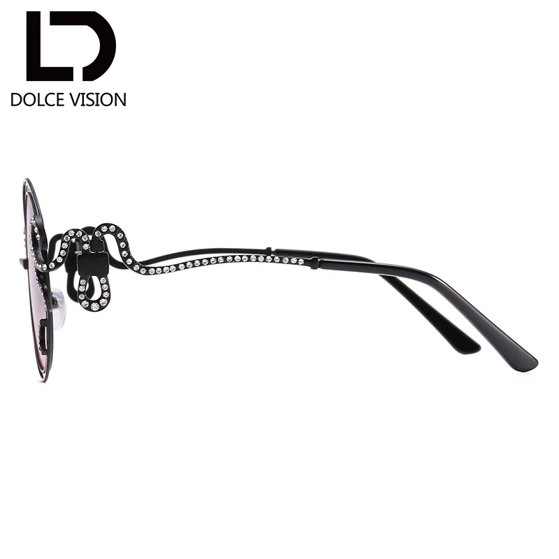 Женские солнцезащитные очки с двойной круглой оправой винтажные брендовые