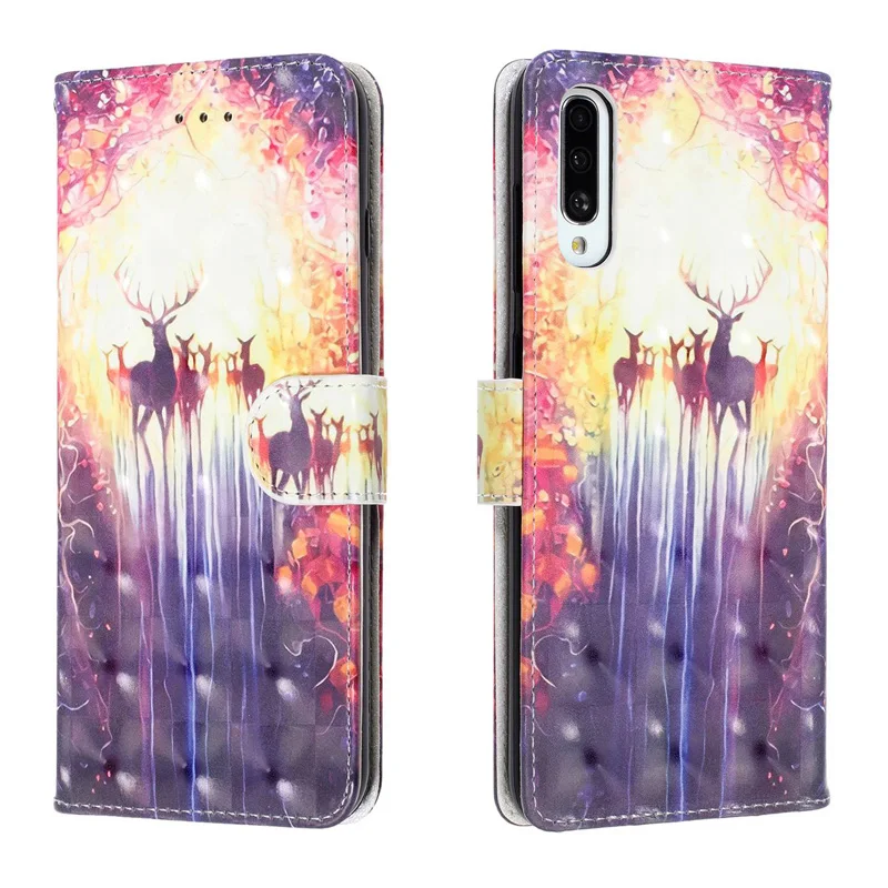 2019 3D Wallet Cases For Samsung A20E A70 A50 A40 Flip TPU Leather Cover Galaxy Note 10 Pro A20 A30 A10 A60 A80 Phone Case BOOK | Мобильные