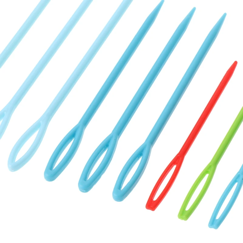 9 шт./компл. Пластиковые Крючки для вязания рукоделие|crochet hooks knitting needles|plastic crochetneedle