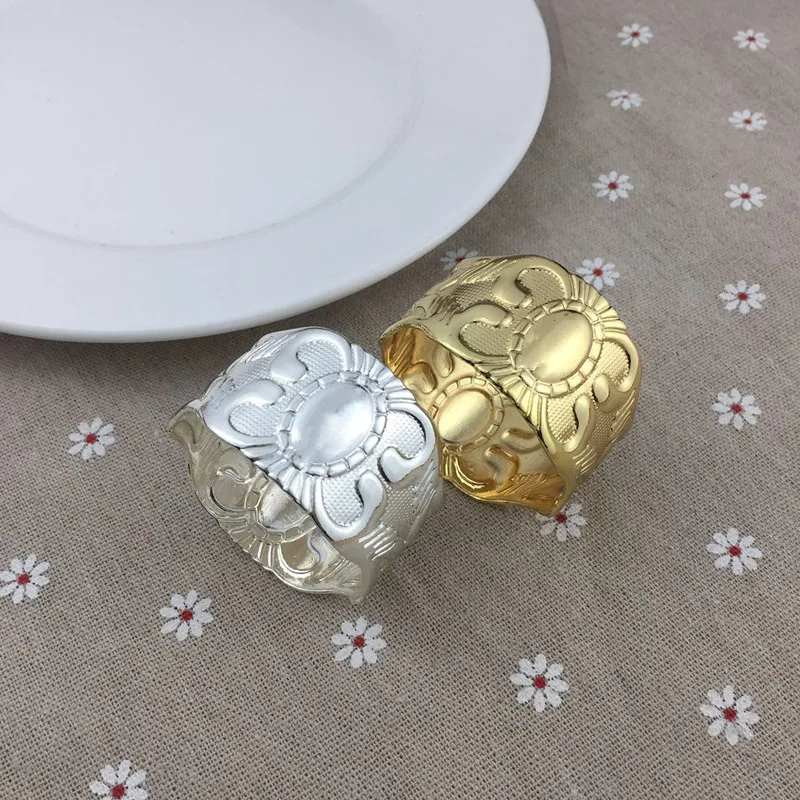 12 шт кольцо для салфеток из сплава свадебных аксессуары дома отеля|Кольца