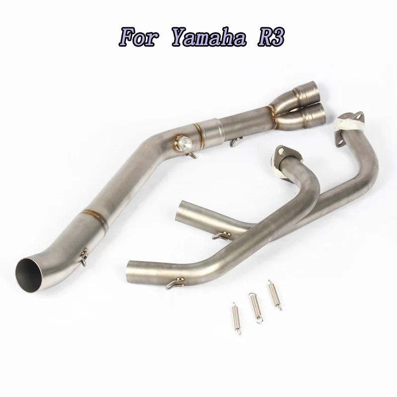 Слипоны для Yamaha R3 полная выхлопная система мотоцикла глушитель с соединительной
