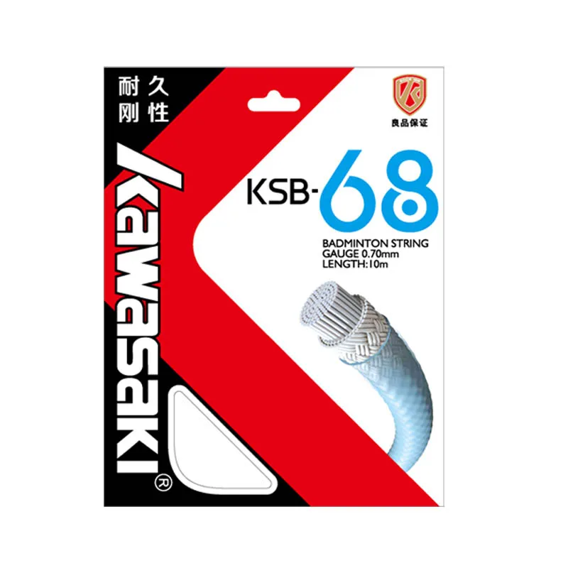 KSB68 Kawasaki леска для ракетки для бадминтона высокие эластичные бадминтон линии аксессуары KSB-65TI/68/70/79/80 получить нанизанные Услуги бесплатно - Цвет: KSB68