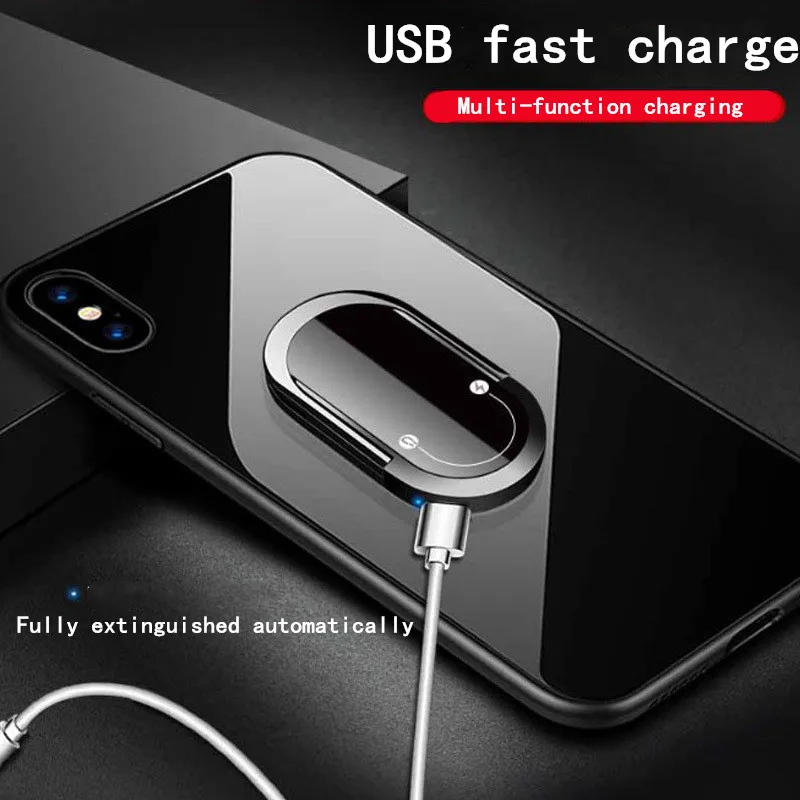 Креативная USB зажигалка на телефон|Аксессуары для сигарет| |