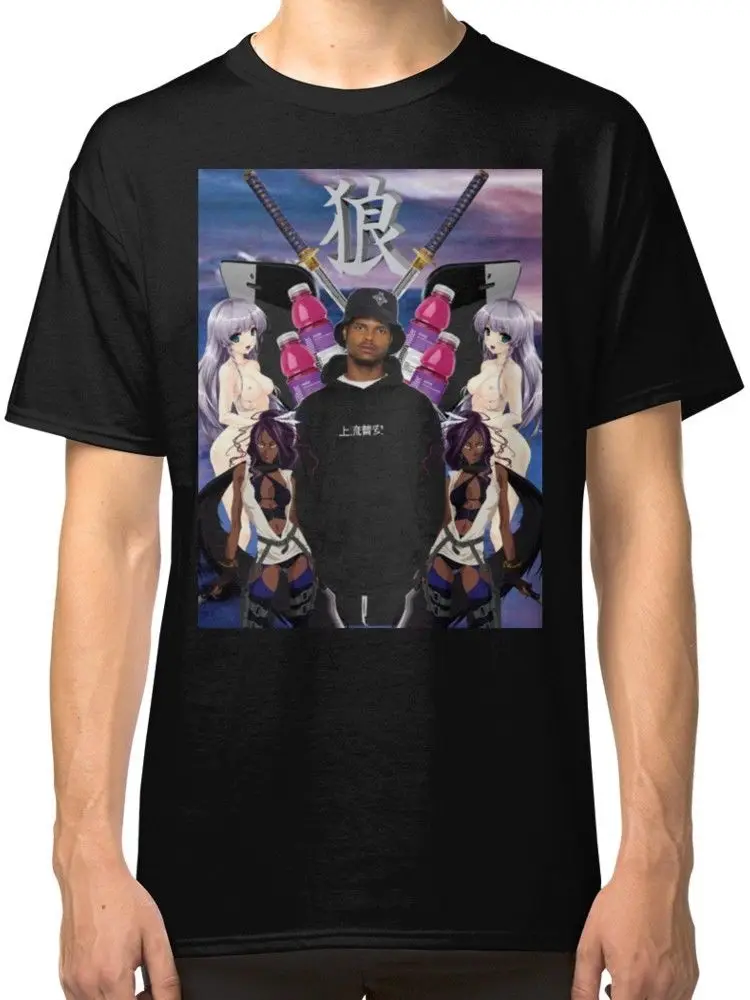 Gildan Xavier Wulf мужские черные футболки одежда|black tee|t-shirt blackmen t-shirt |