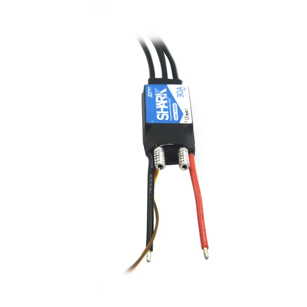 ZTW Акула серии 30A 60A 70A 80A бесщеточный скоростной контроллер esc 2 4 S Lipo 5 12NiMH для RC