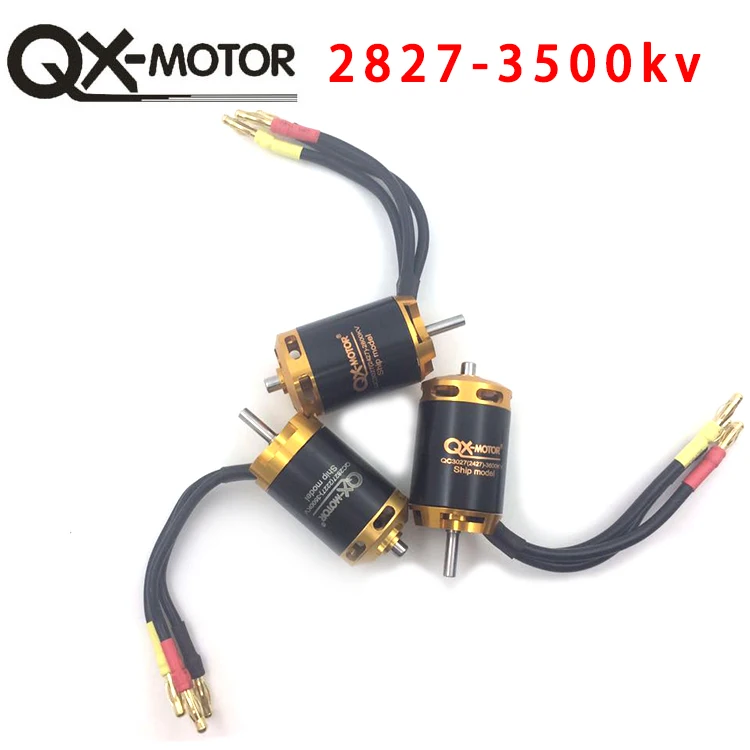 Бесплатная доставка Новинка QC2827 KV3500 бесщеточный двигатель для 1200g RC