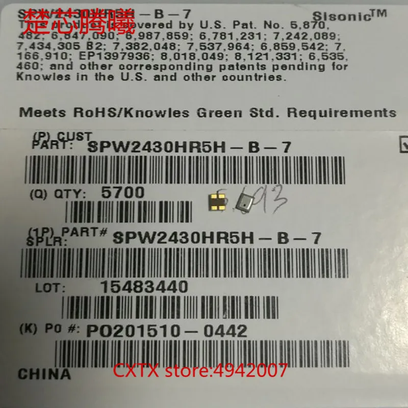 

CHUXINTENGXI SPW2430HR5H-B-7 SMD SPW2430 4P