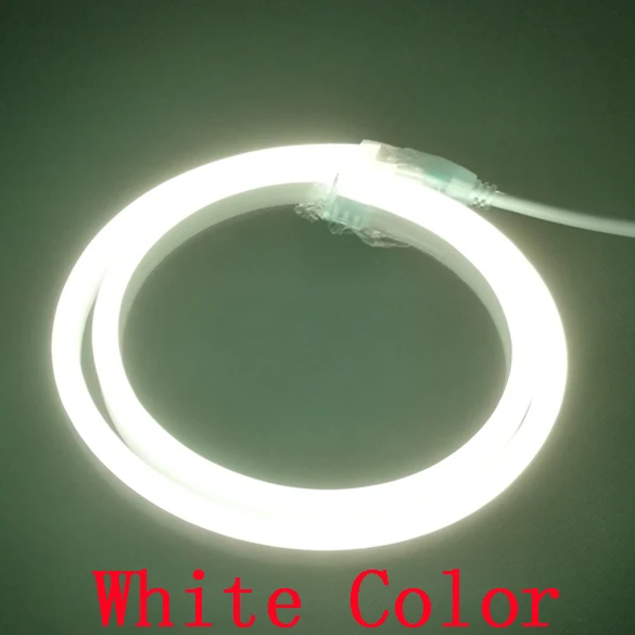 SMD2835 мини гибкое неоновое освещение RGB AC220V Мини светодиодный неоновый гибкий свет