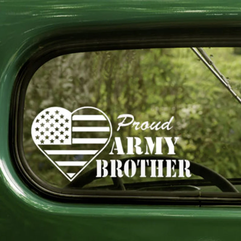 

Proud Army Brother Stickers Military Decal For Car Bumper Truck Window Laptop