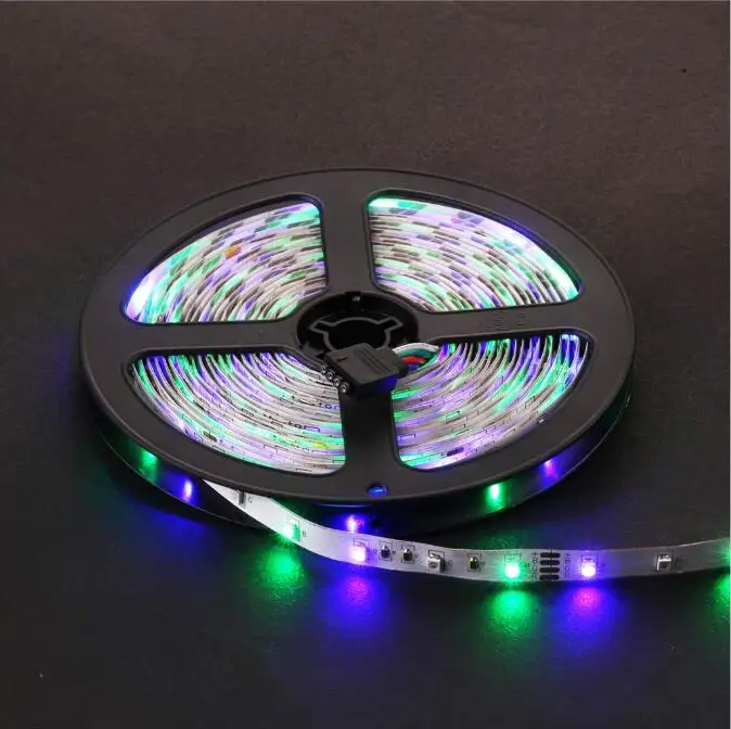 Светодиодная лента RGB водонепроницаемая IP65 60 светодиодов/м 5 м 2835 SMD гибкая