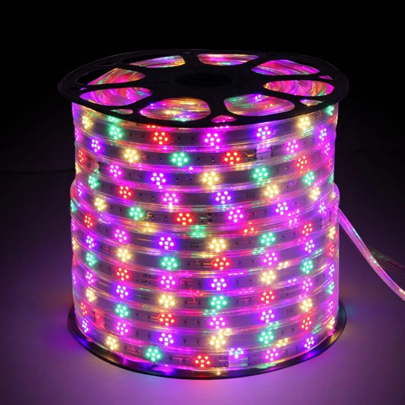 Светодиодная лента RGB для наружного украшения радужная трубка праздничная