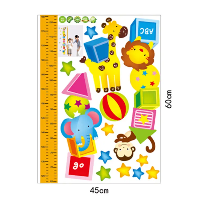 ростомер стены стикеры для детей номеров наклейки детские на стену детская