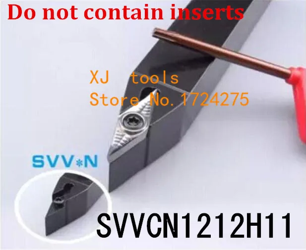Держатель инструментов SVVCN1212H11/ SVVCN1010H11 для токарного станка с ЧПУ 72 5 градусов |