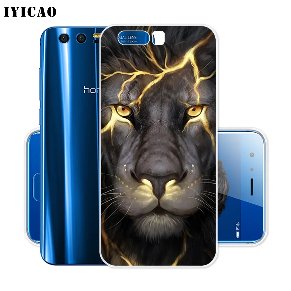 Мягкий силиконовый чехол IYICAO для Huawei Y9 Y7 Y6 Prime 2018 Honor 8C 8X 8 9 10 Lite 7X 7C 6A 7A